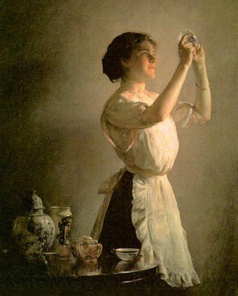 Joseph Decamp The Blue Cup Spain oil painting art